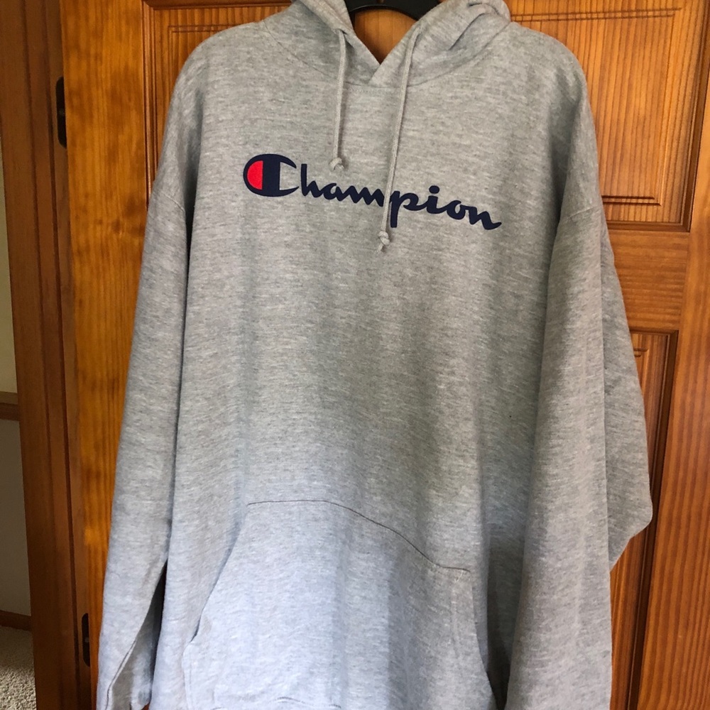 Tall Champion hooded sweatshirt